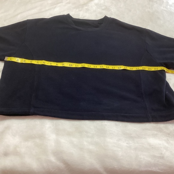 Vince Wide Sleeve Drawcord Pullover Size Large Navy VGUC - Picture 6 of 8